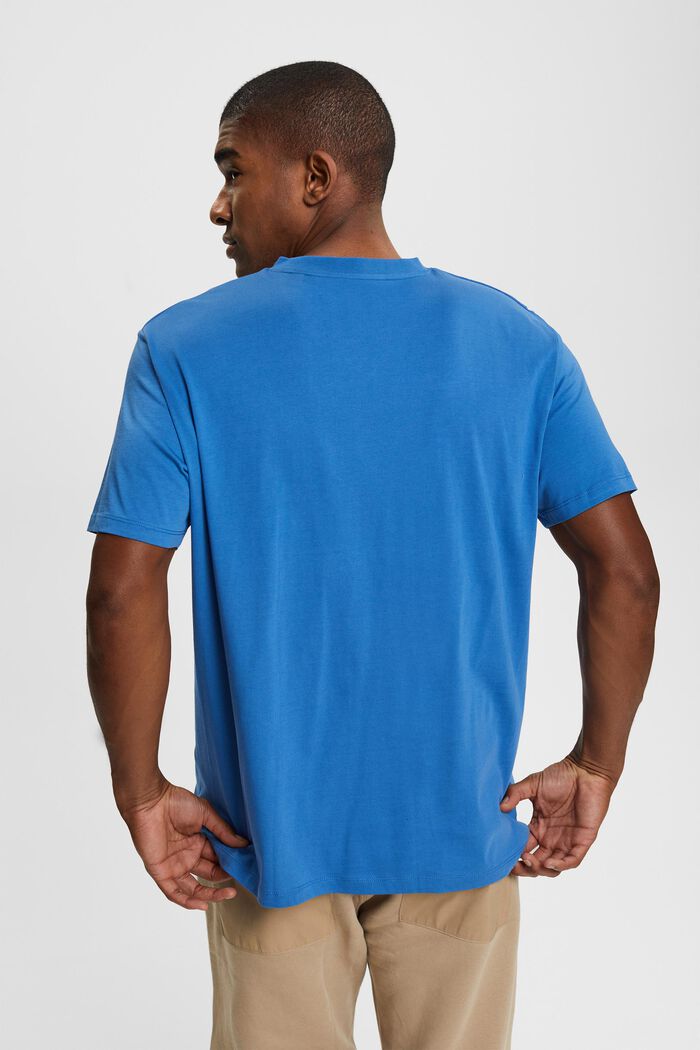 Jersey T-Shirt, 100% Baumwolle, BLUE, detail image number 3