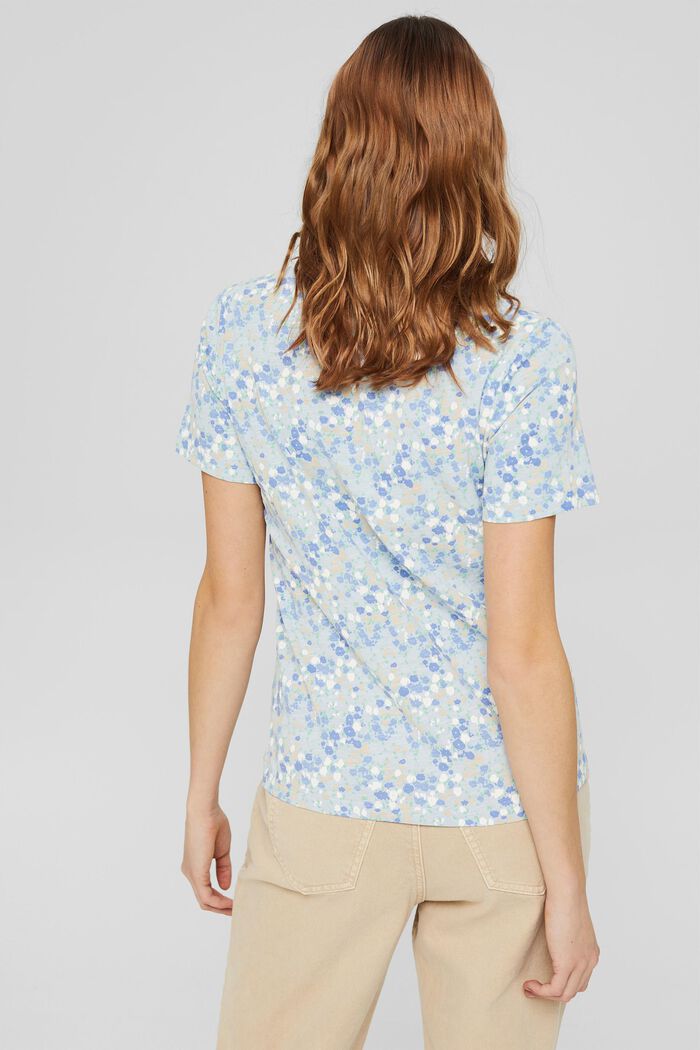 Print-Shirt aus 100% Organic Cotton, LIGHT BLUE, detail image number 3