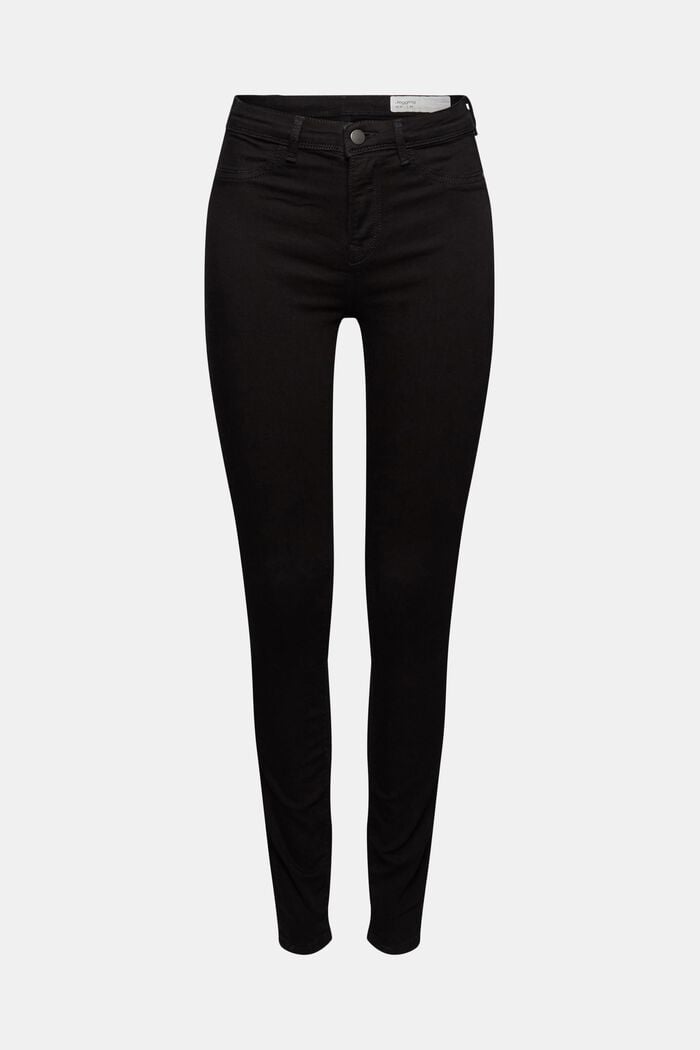 Jeggings mit Organic Cotton, BLACK RINSE, overview