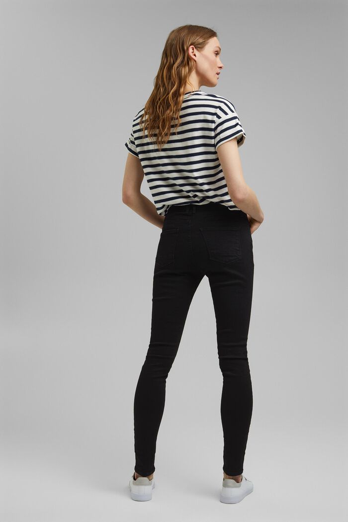Stretch-Jeans mit Organic Cotton, BLACK RINSE, detail image number 3