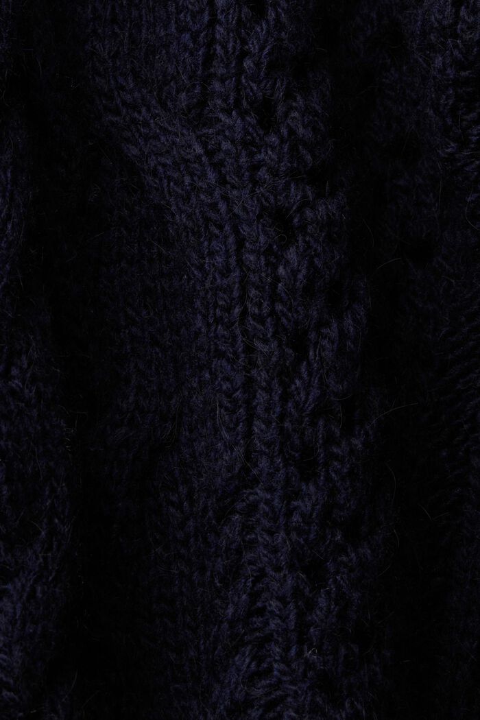 Pullover mit Zopf-Muster, NAVY, detail image number 5