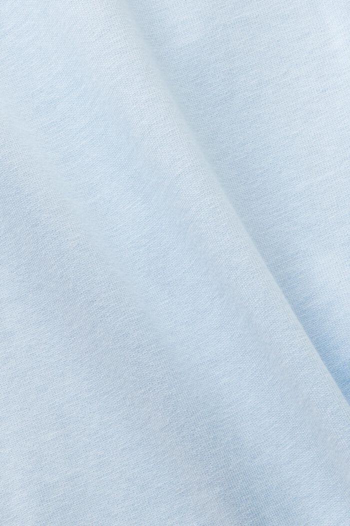 T-Shirt aus Bio-Baumwolle mit Print, PASTEL BLUE, detail image number 6