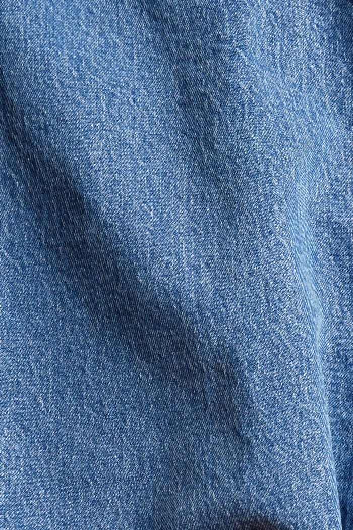 Wide Leg Jeans aus Organic Cotton, BLUE MEDIUM WASHED, detail image number 4