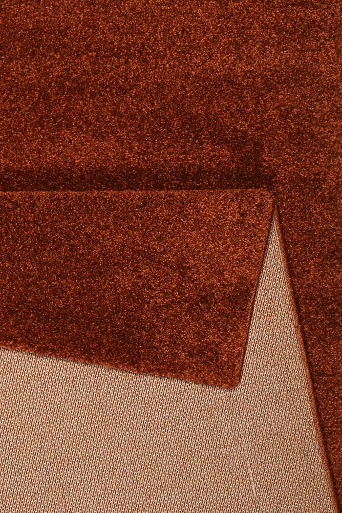 Web-Teppich, einfarbig und weich, TERRACOTTA, detail image number 2