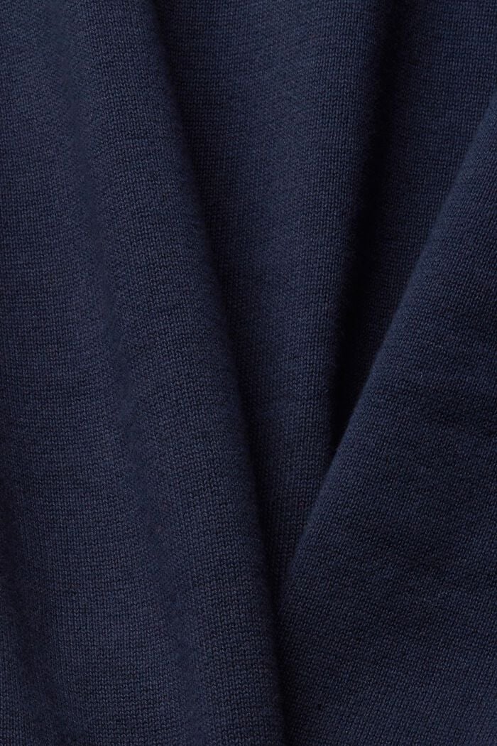 Pullover mit Rollkragen, 100% Baumwolle, NAVY, detail image number 5