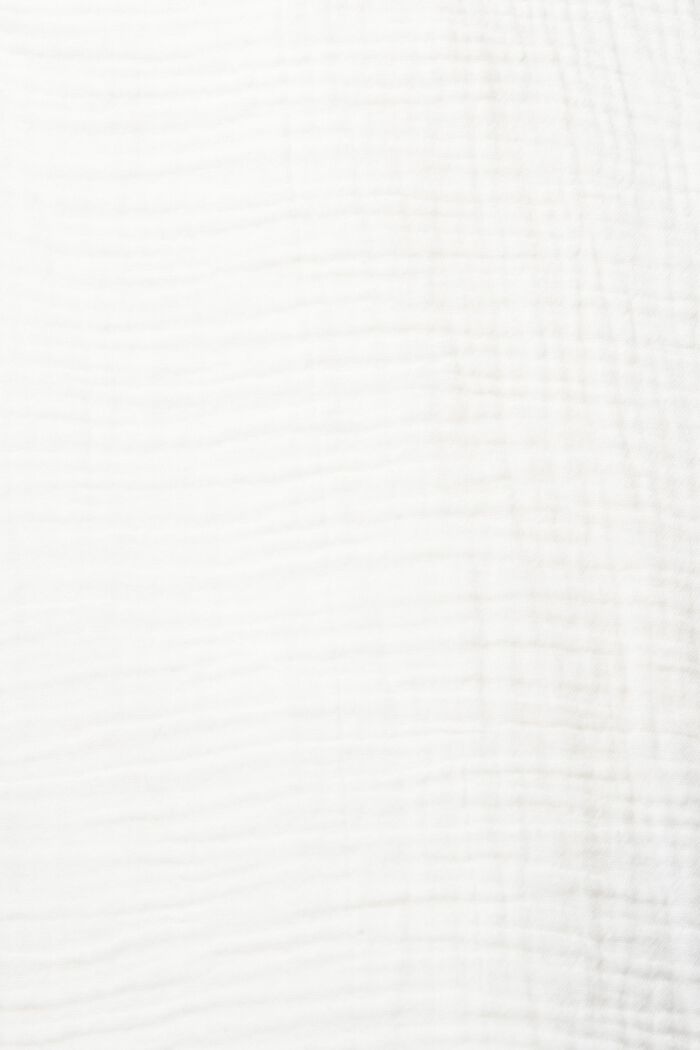 Bluse mit Crinkle-Effekt, OFF WHITE, detail image number 6