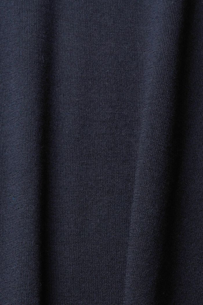 Strickpullover aus Wolle, BLACK, detail image number 5
