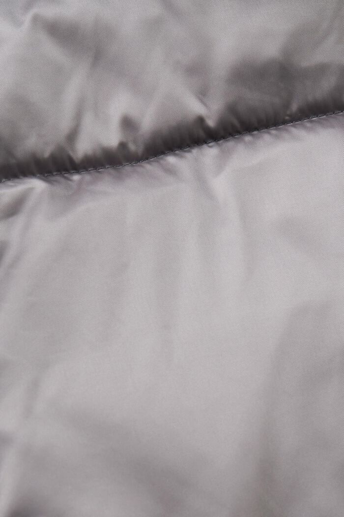 Steppmantel mit abnehmbarer Kapuze, BROWN GREY, detail image number 6