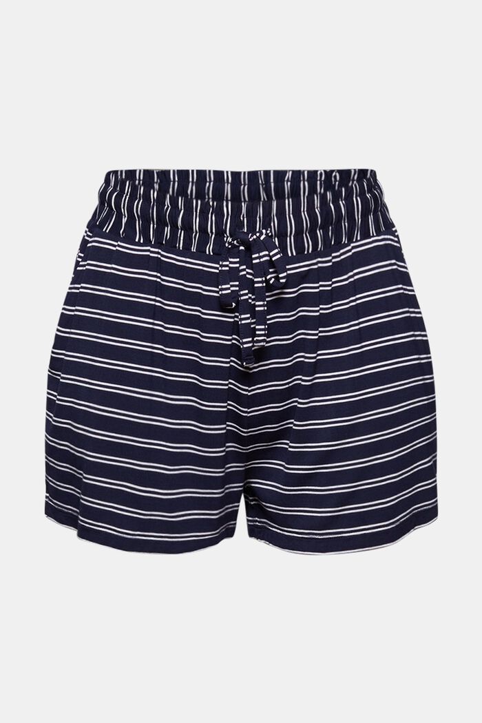 Jersey-Shorts aus LENZING™ ECOVERO™, NAVY, detail image number 0