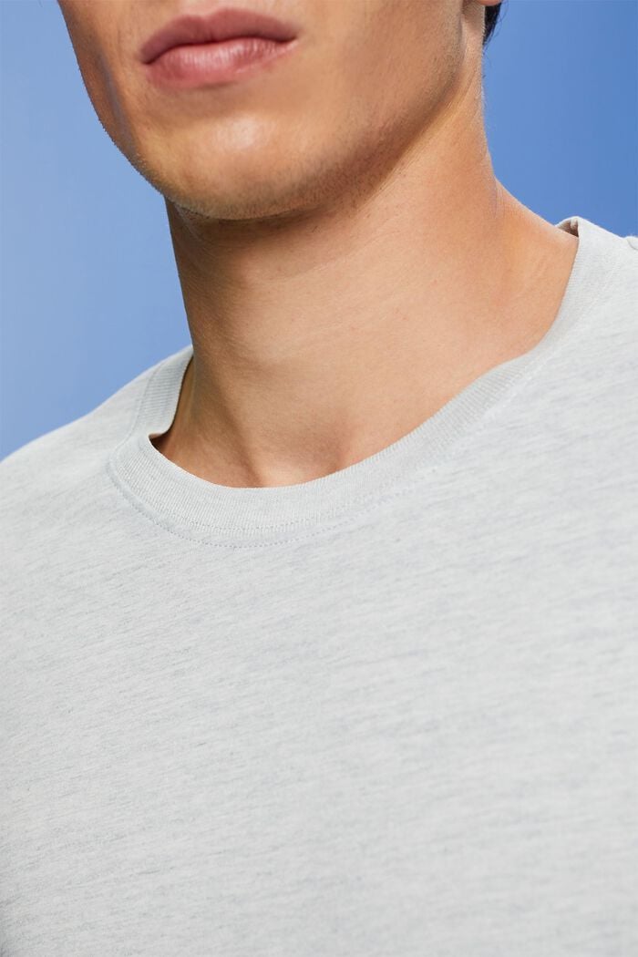 Jersey-T-Shirt mit Rundhalsausschnitt, ICE, detail image number 2