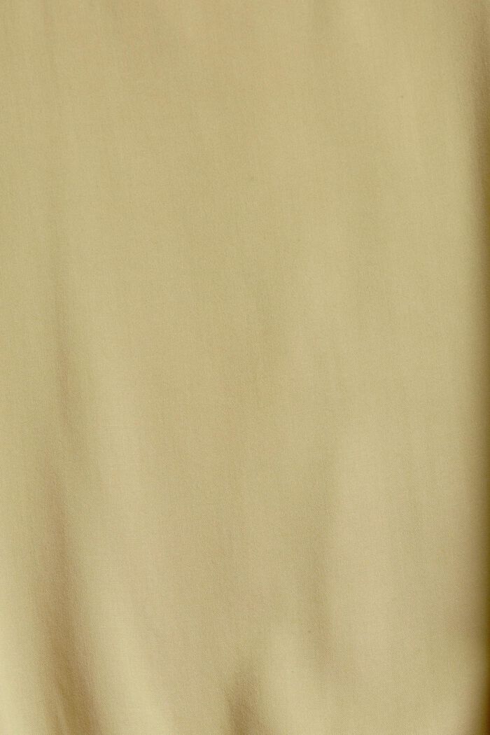 V-Ausschnitt Bluse aus LENZING™ ECOVERO™, LEAF GREEN, detail image number 4