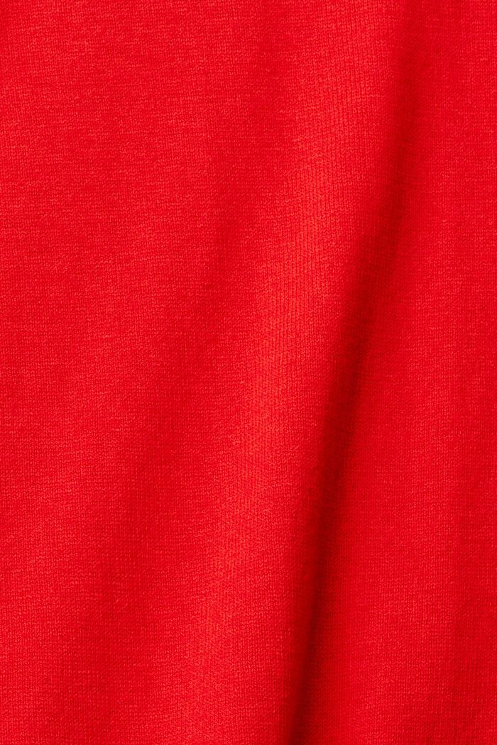 Pullover mit Rundhalsausschnitt, RED, detail image number 5