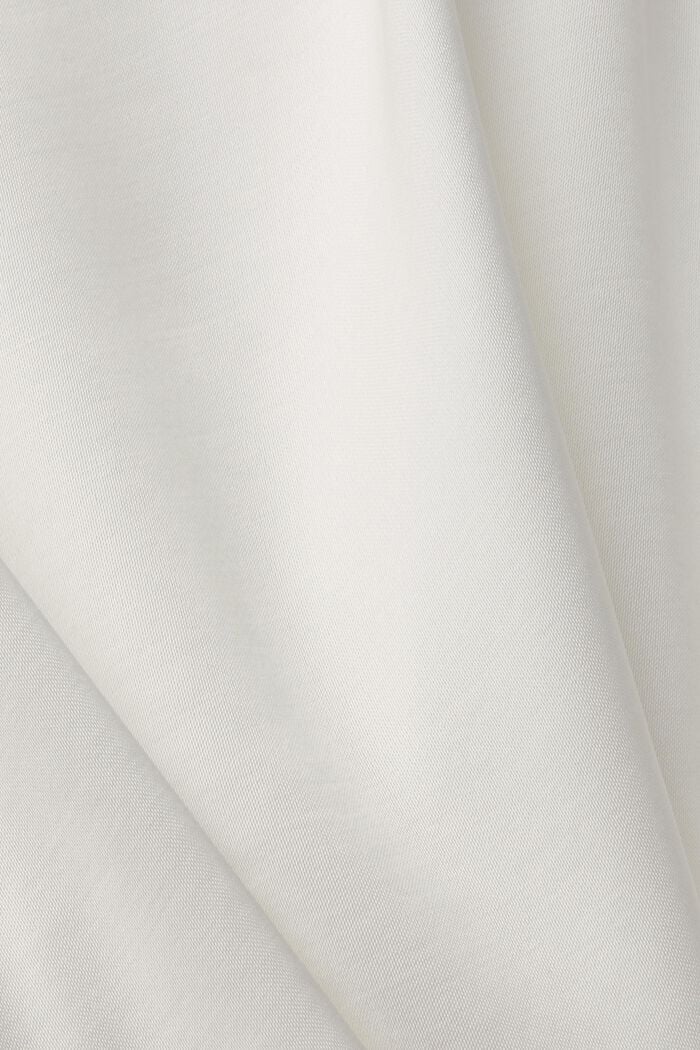 Satin-Camisole mit Spitzenbesatz, LENZING™ ECOVERO™, OFF WHITE, detail image number 5