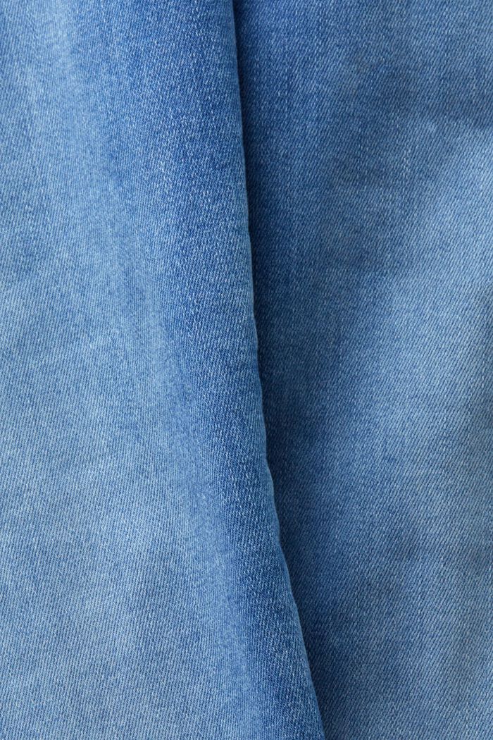 Skinny Jeans mit hohem Bund, BLUE LIGHT WASHED, detail image number 5