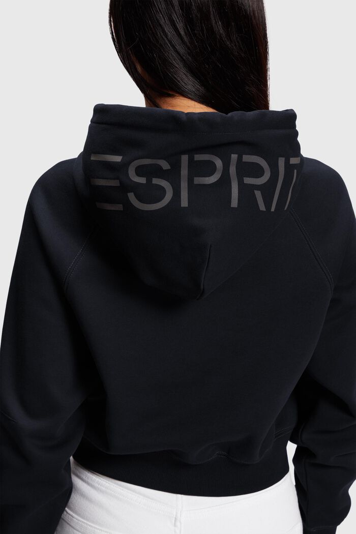 Color Dolphin Cropped-Hoodie, BLACK, detail image number 3