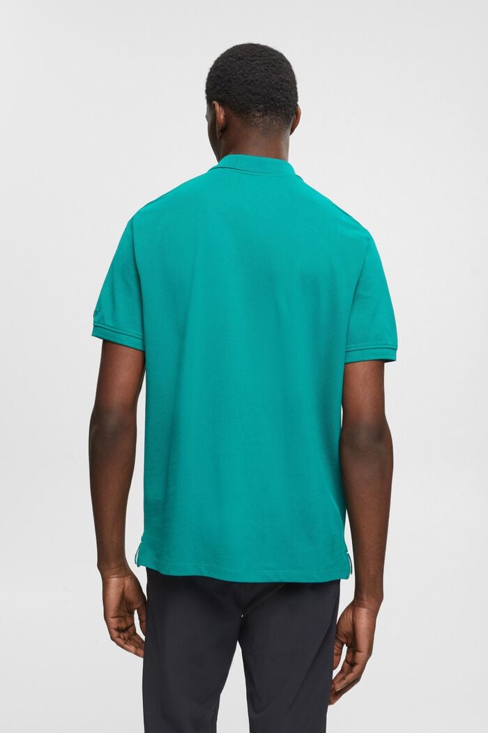 Slim Fit Poloshirt, EMERALD GREEN, detail image number 3