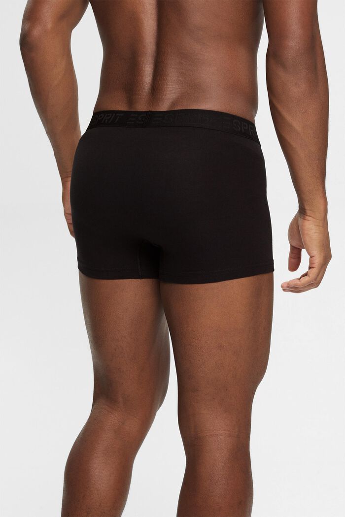 Kurze Herren-Shorts aus Baumwollstretch im Multipack, BLACK, detail image number 4
