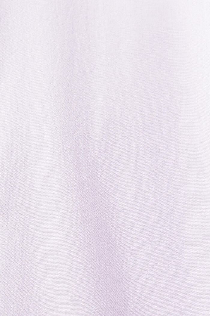 Oversize-Hemd aus Baumwoll-Popeline, LAVENDER, detail image number 5
