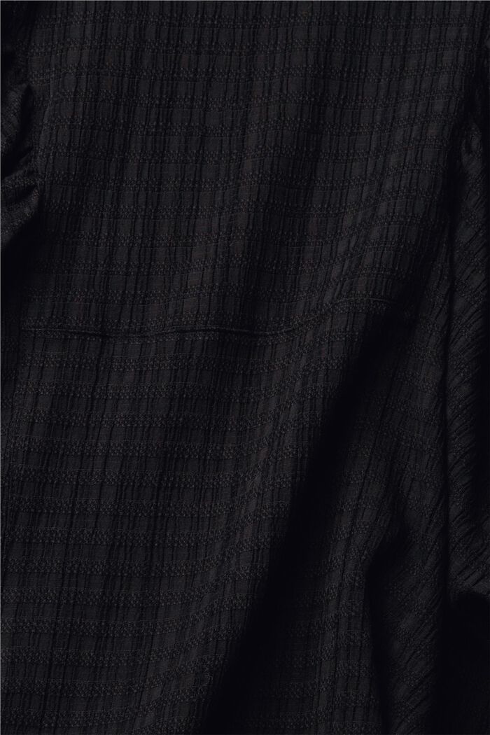 Strukturierte Bluse, BLACK, detail image number 4