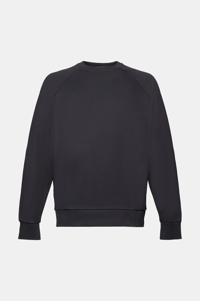 Sweatshirt aus Baumwolle im Relaxed Fit, BLACK, detail image number 6