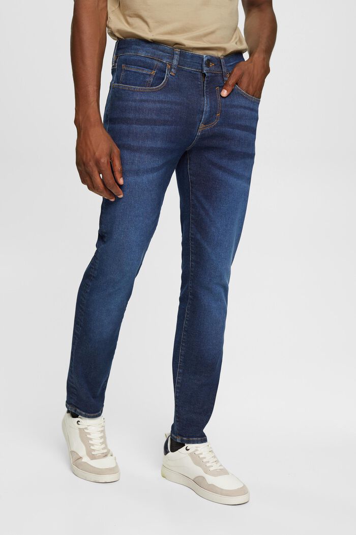 Slim Jeans, BLUE DARK WASHED, detail image number 1