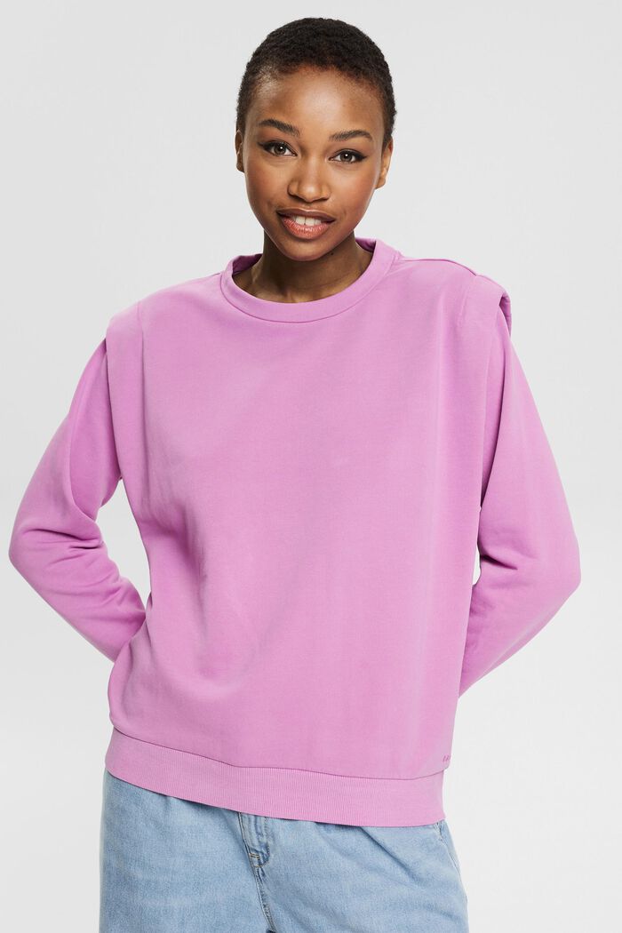 Women Sweatshirts & -jacken | Recycelt: Sweatshirt mit Schulter-Detail - YU09035