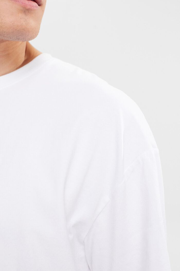 Oversized Jersey-T-Shirt, WHITE, detail image number 2
