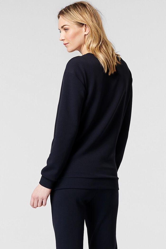 Mit Modal: Sweatshirt in kompakter Qualität, NIGHT SKY BLUE, detail image number 1