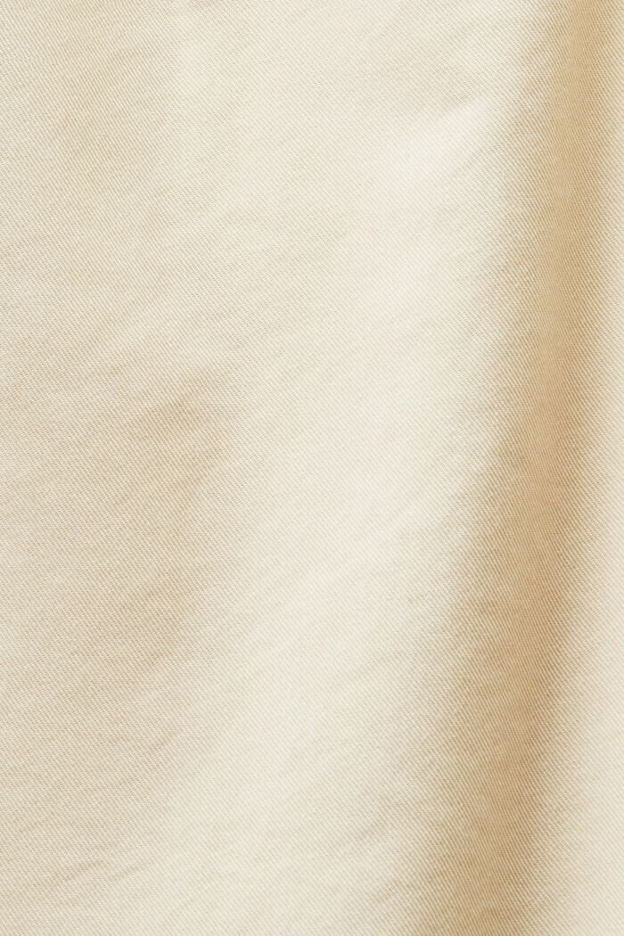 Chinohose mit Gürtel, CREAM BEIGE, detail image number 6