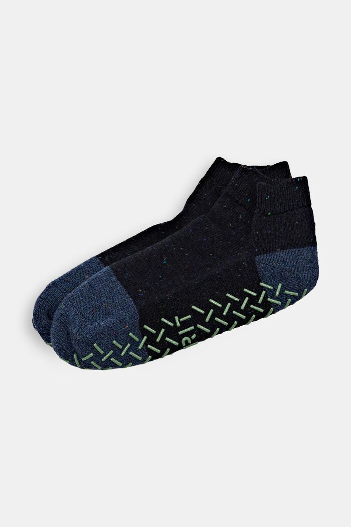 ABS-Socken aus Wollmix, MARINE, detail image number 0