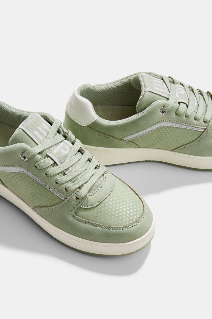 Sneaker mit Plateau Sohle, DUSTY GREEN, detail image number 3