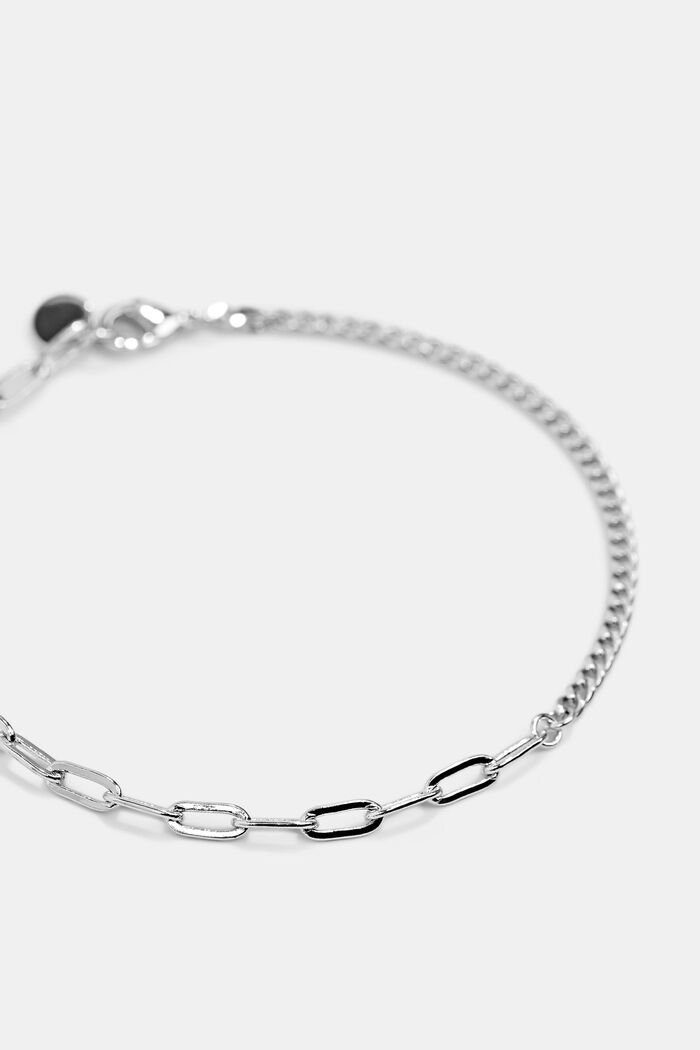 Armband im Mix-Chain-Design, SILVER, detail image number 1