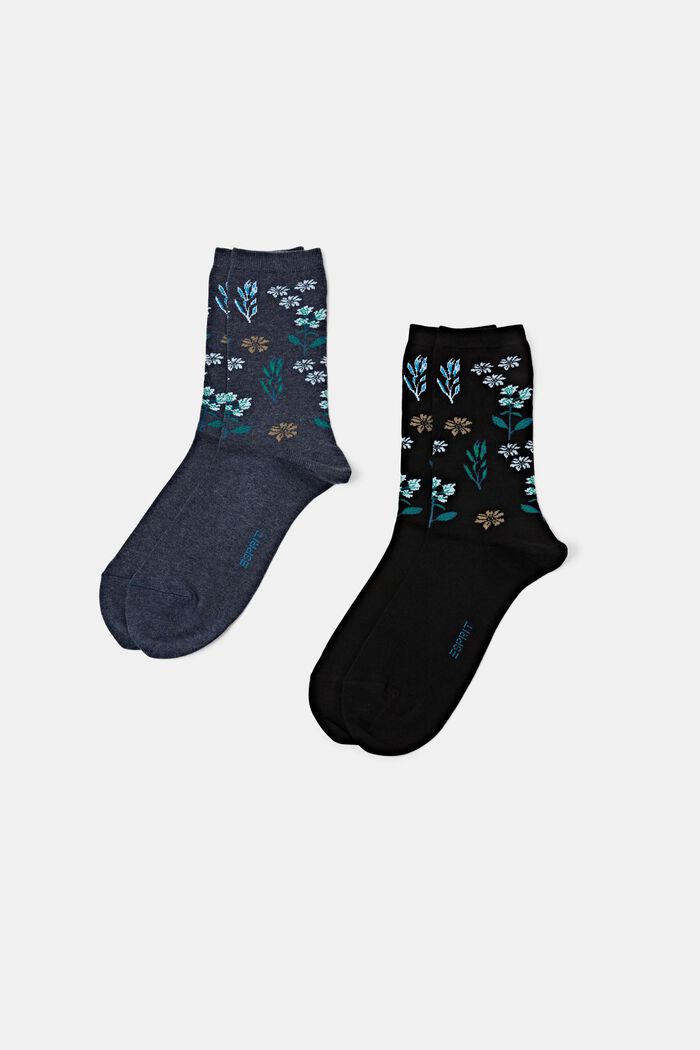 Socks, NAVY/BLACK, detail image number 0