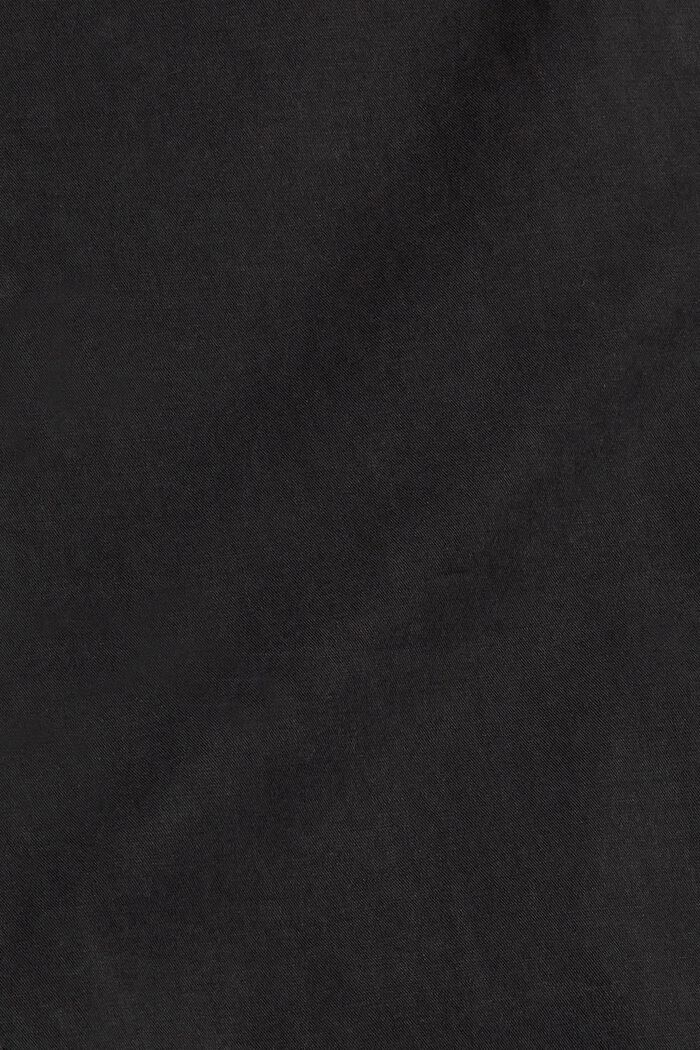 Stretch-Hose mit Gummibund, Organic Cotton, BLACK, detail image number 4
