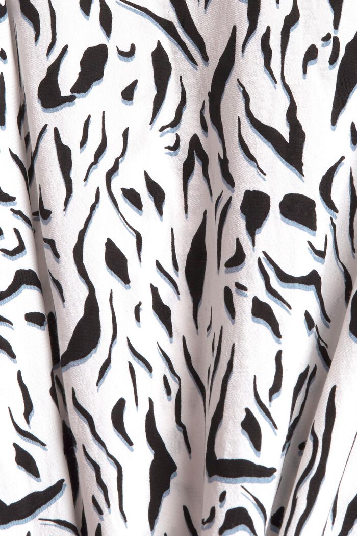 Print-Bluse mit LENZING™ ECOVERO™, OFF WHITE, detail image number 1