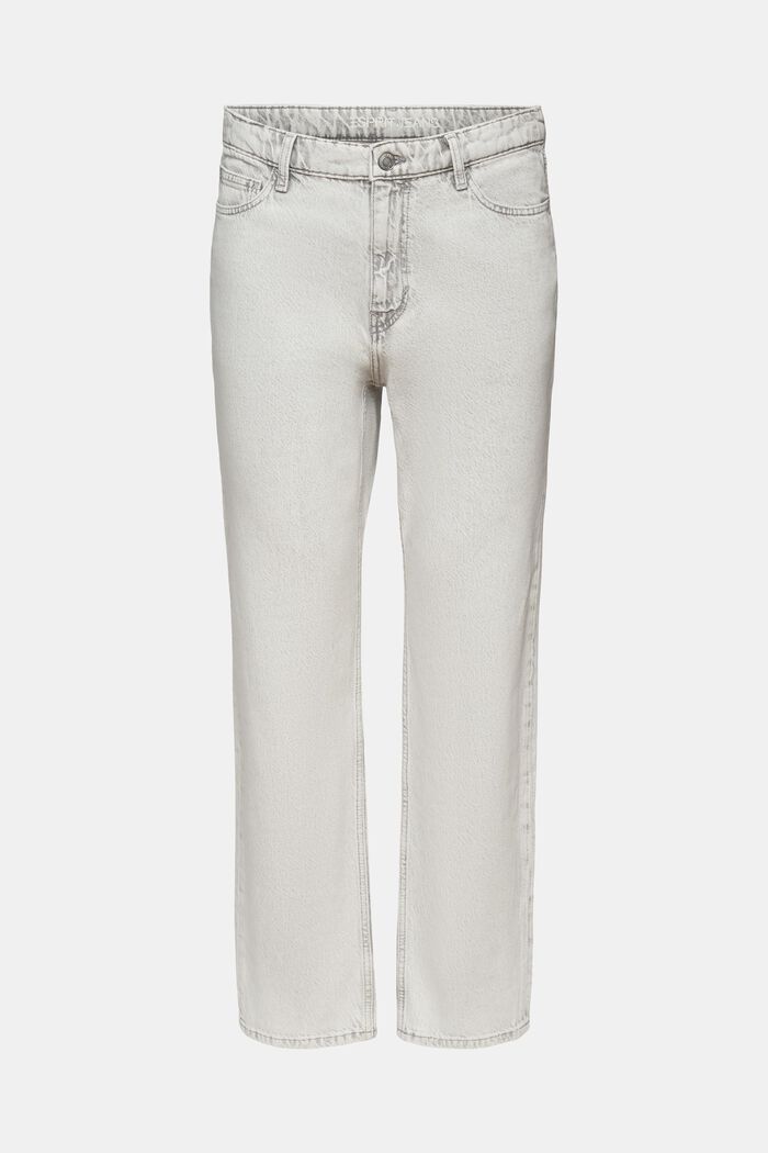 Lockere Retro-Jeans mit mittlerer Bundhöhe, GREY LIGHT WASHED, detail image number 6
