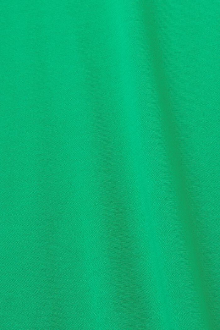 Pima-Baumwoll-T-Shirt im Slim Fit, GREEN, detail image number 5