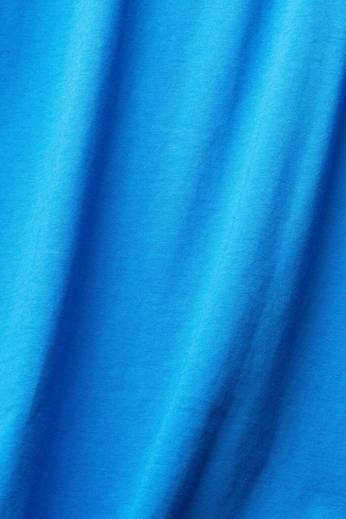 Jersey-T-Shirt mit Print, BRIGHT BLUE, detail image number 6