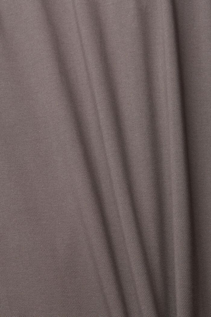 Piqué-Poloshirt aus Baumwolle, DARK GREY, detail image number 1