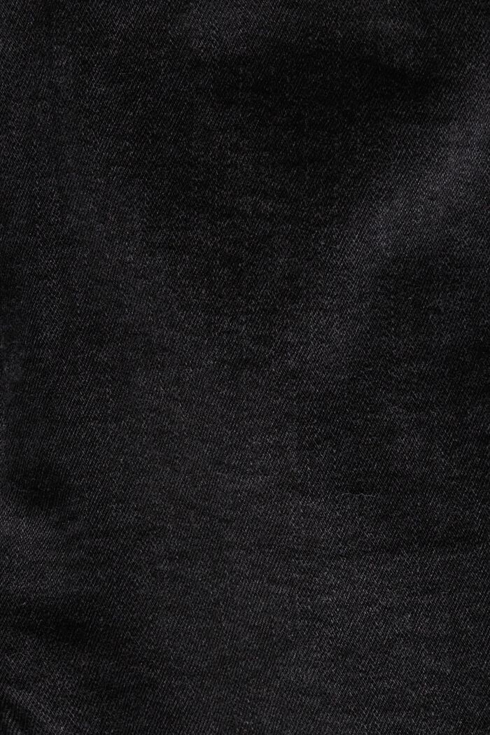 Klassische Retro-Jeansshorts, BLACK DARK WASHED, detail image number 5