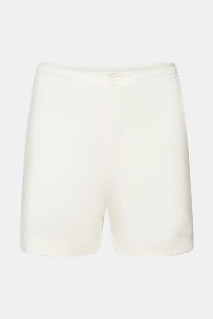 Shorts aus Stretch-Popeline