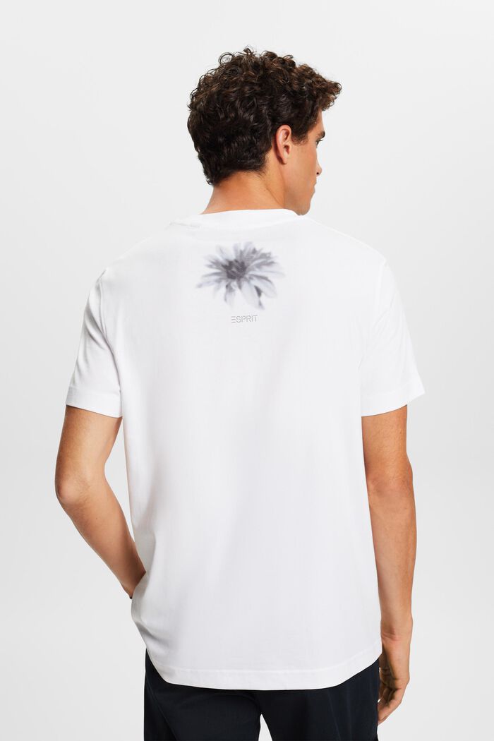 T-Shirt aus Pima-Baumwolle, WHITE, detail image number 4