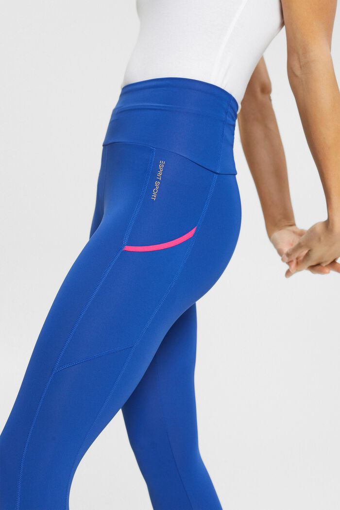 Sportleggings mit E-DRY-Finish, BRIGHT BLUE, detail image number 4