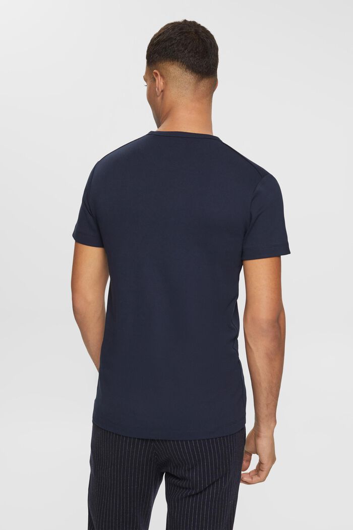 Jersey-T-Shirt in Slim Fit, NAVY, detail image number 4