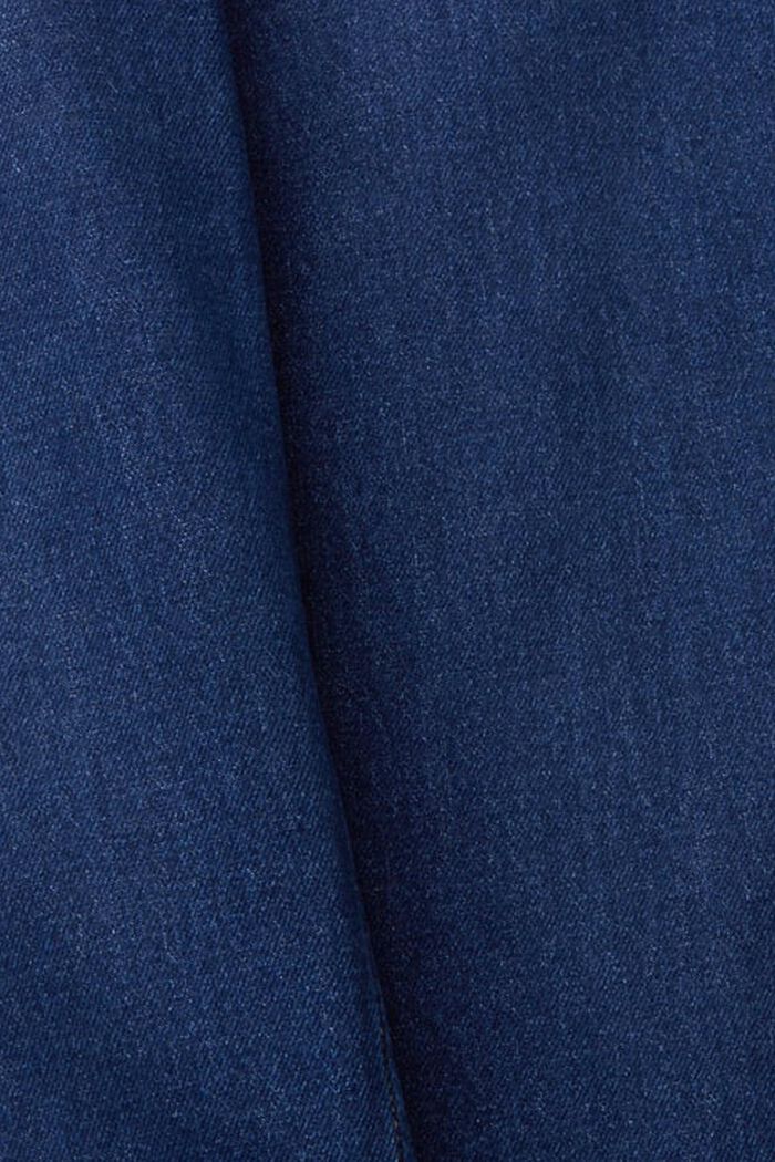 Mom-Jeans mit hoher Taille, BLUE DARK WASHED, detail image number 7