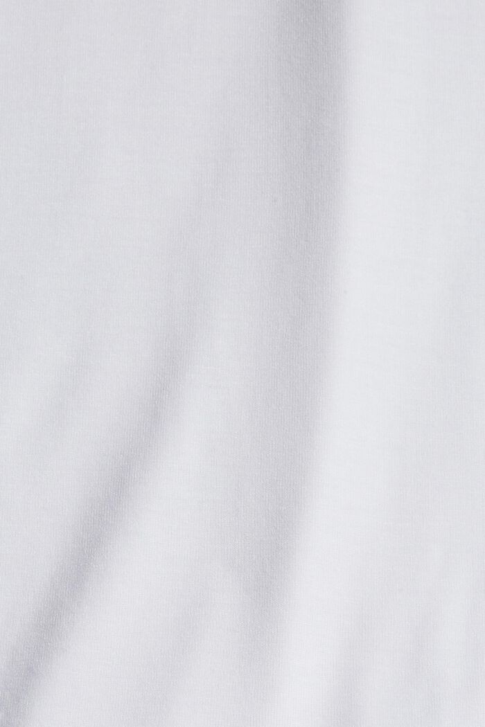 Statement-Shirt aus LENZING™ ECOVERO™, WHITE, detail image number 4
