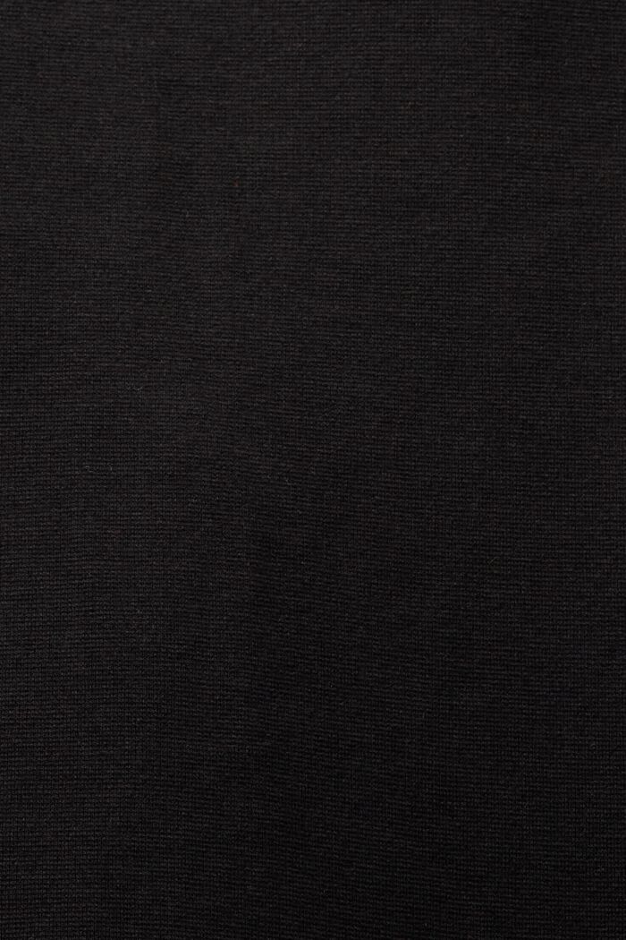 Ärmelloses Punto-Minikleid, BLACK, detail image number 5