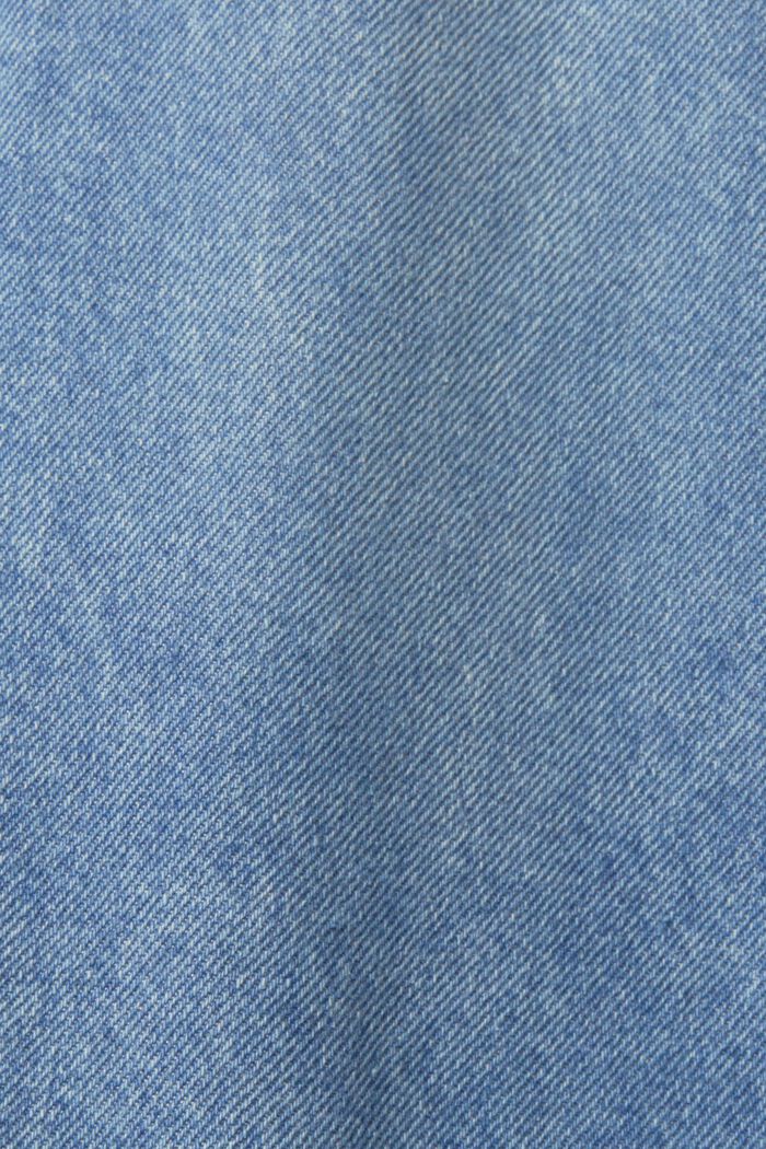 Jeansrock mit Paperbag-Bund, BLUE LIGHT WASHED, detail image number 6