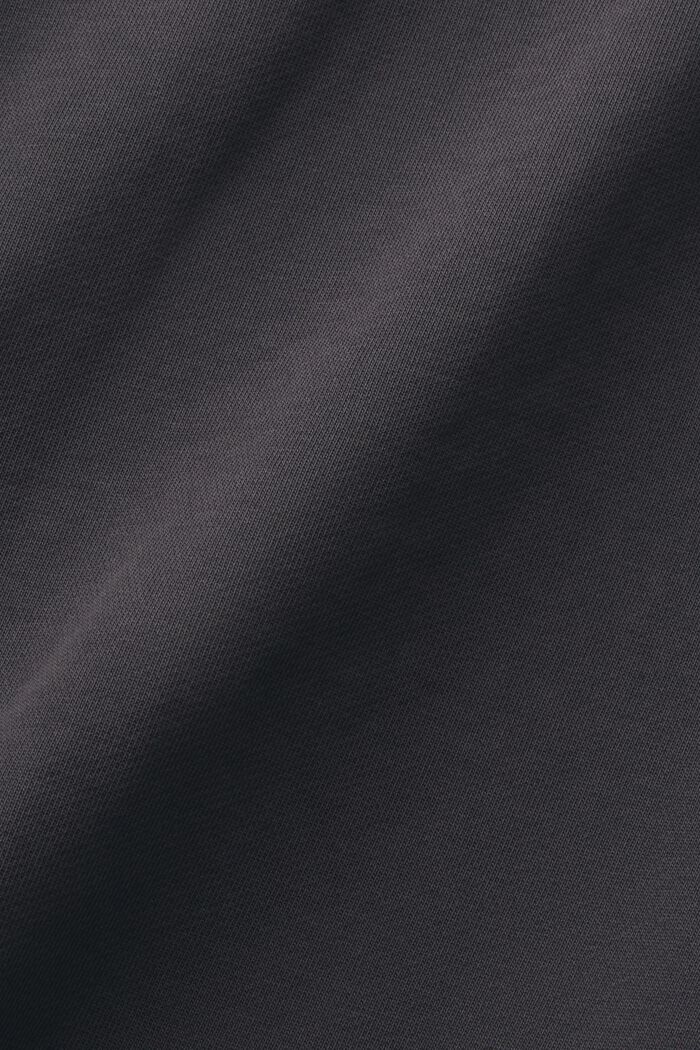 Logo-Sweatshirt aus Frottee, ANTHRACITE, detail image number 4