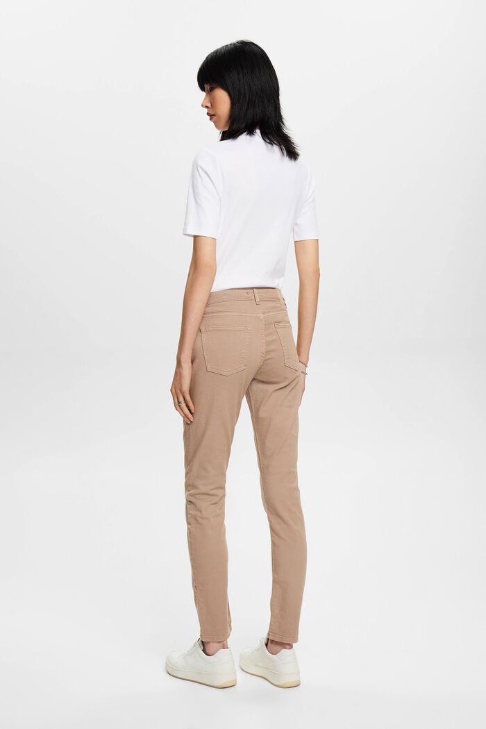 Slim-Fit-Jeans mit mittlerer Bundhöhe, TAUPE, detail image number 3